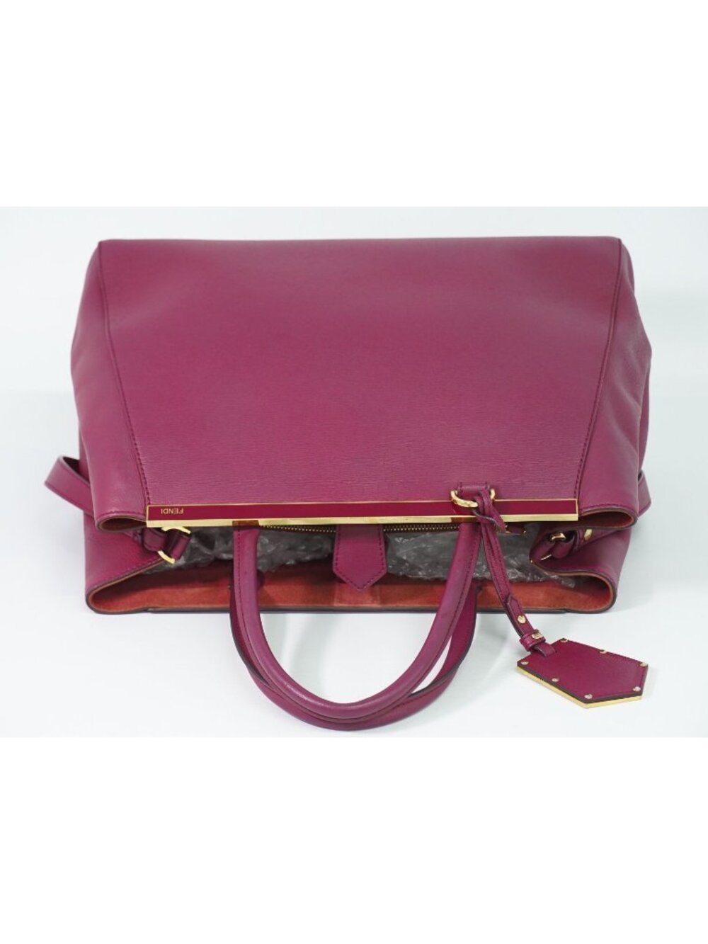 Fendi Tou Jours 2-Way Shoulder Bag Leather Pink - Picture 5 of 9